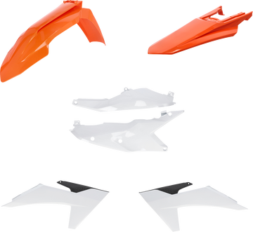 ACERBIS Standard Body Kit - '24 OEM Orange/White/Black - KTM '23-'24 2986500275