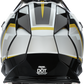 MOOSE OFFROAD MR3 Helmet - F.A.F. - White/Black/Gold - Large 0110-8930