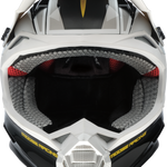 MOOSE OFFROAD MR3 Helmet - F.A.F. - White/Black/Gold - Medium 0110-8929