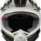 MOOSE OFFROAD MR3 Helmet - F.A.F. - White/Black/Gold - Large 0110-8930
