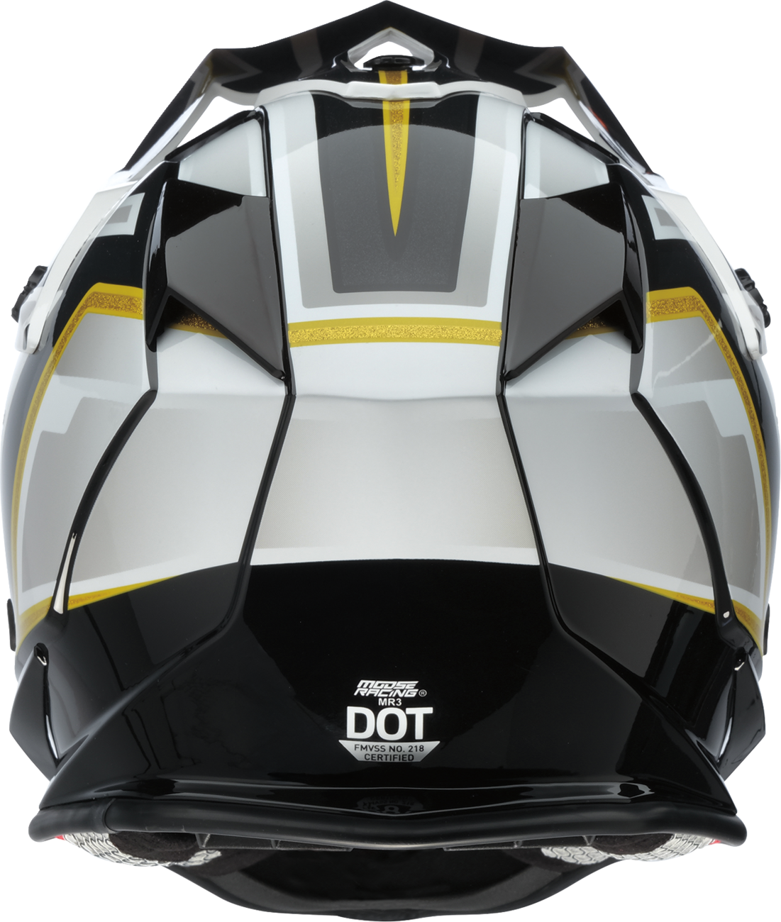 MOOSE OFFROAD MR3 Helmet - F.A.F. - White/Black/Gold - 2XL 0110-8932