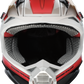 MOOSE OFFROAD MR3 Helmet - F.A.F. - White/Black/Red - Medium 0110-8934