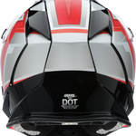 MOOSE OFFROAD MR3 Helmet - F.A.F. - White/Black/Red - Medium 0110-8934