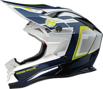 MOOSE OFFROAD MR3 Helmet - F.A.F. - White/Navy/Green - Large 0110-8945