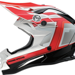 MOOSE OFFROAD MR3 Helmet - F.A.F. - White/Black/Red - Large 0110-8935