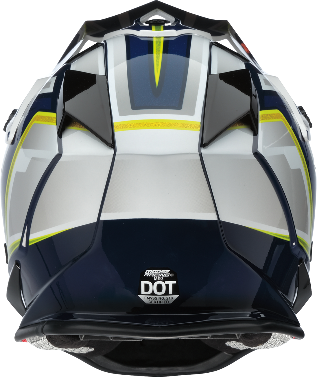 MOOSE OFFROAD MR3 Helmet - F.A.F. - White/Navy/Green - XL 0110-8946
