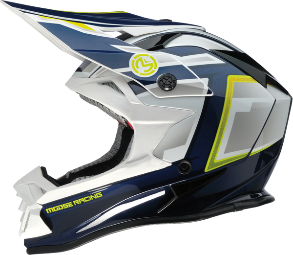 MOOSE OFFROAD MR3 Helmet - F.A.F. - White/Navy/Green - 2XL 0110-8947