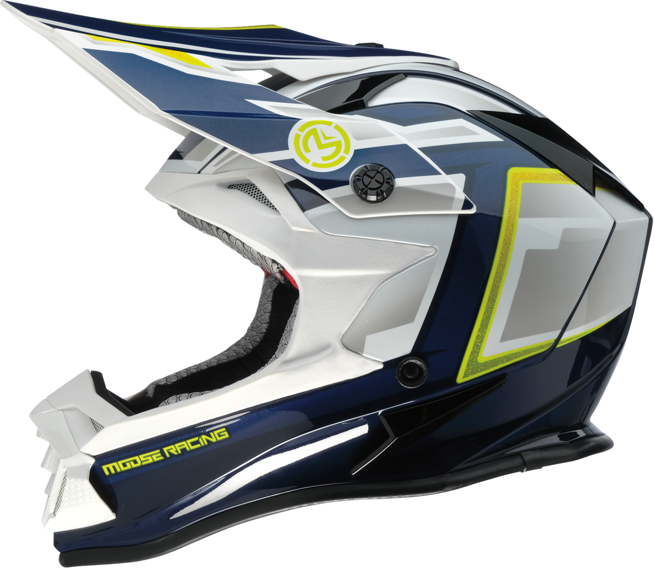 MOOSE OFFROAD MR3 Helmet - F.A.F. - White/Navy/Green - 2XL 0110-8947