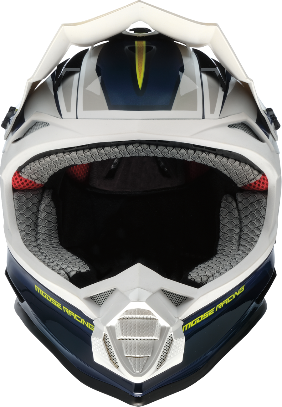 MOOSE OFFROAD MR3 Helmet - F.A.F. - White/Navy/Green - 2XL 0110-8947