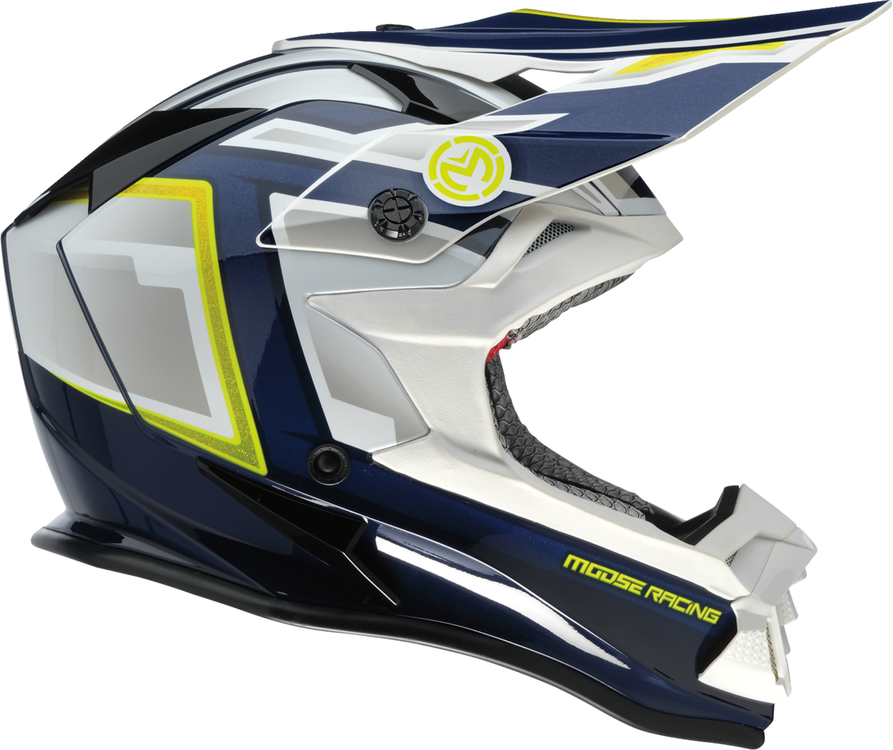 MOOSE OFFROAD MR3 Helmet - F.A.F. - White/Navy/Green - 2XL 0110-8947