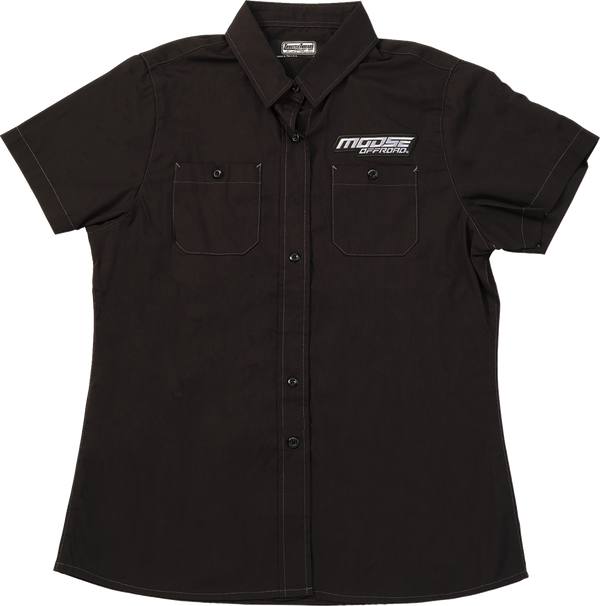 Moose Offroad Women's Moose Offroad Shop Shirt - Black - Small MRS01S7BCHSR