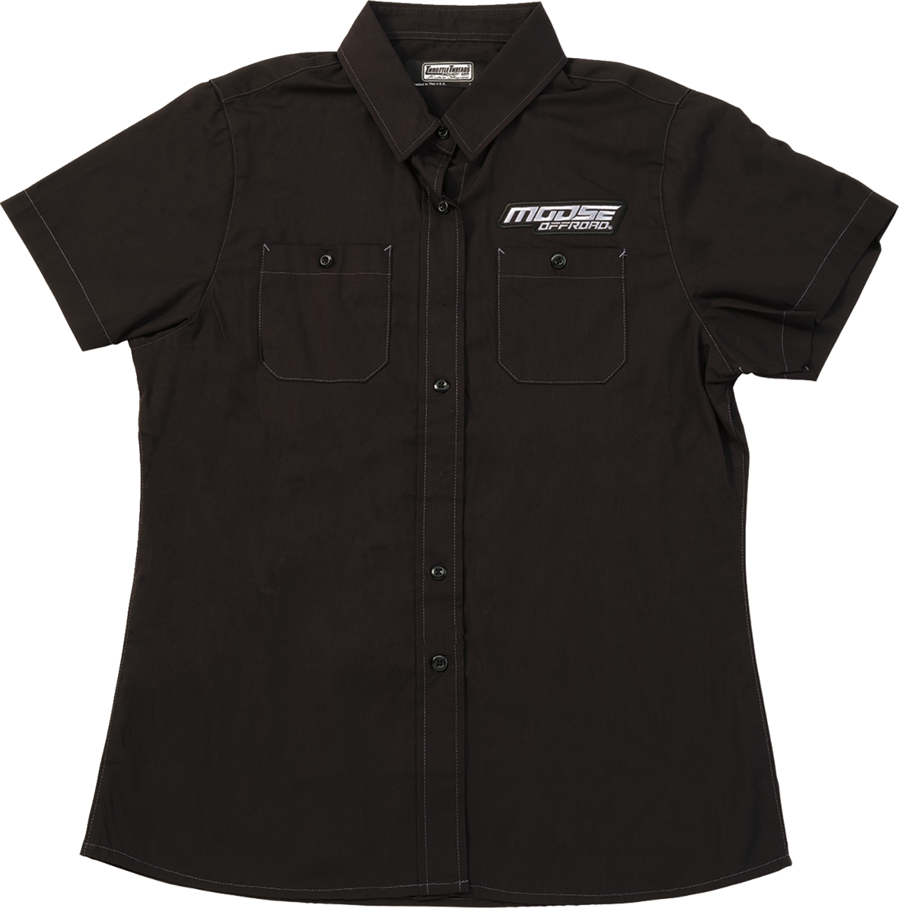 MOOSE OFFROAD Women's Moose Offroad Shop Shirt - Black - 2XL MRS01S7BCH2R