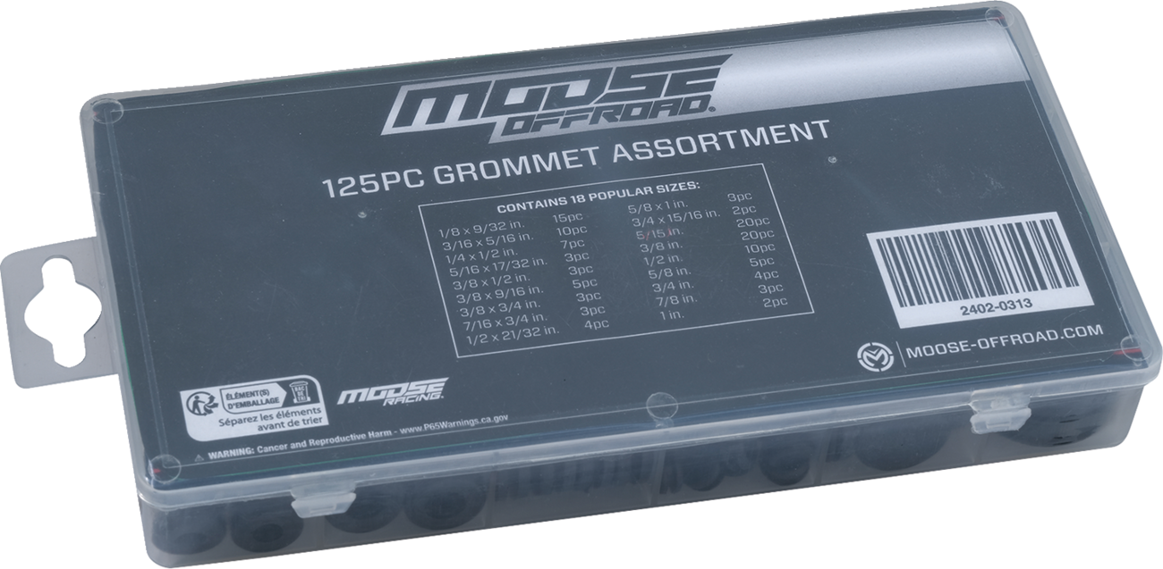 MOOSE OFFROAD Grommet - Assortment - 125 Piece Q15-6060