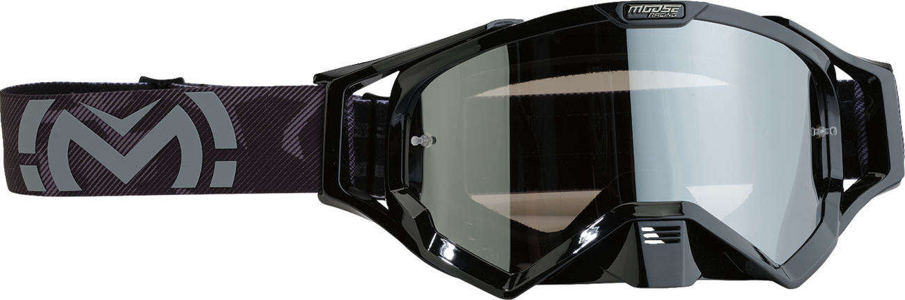 MOOSE OFFROAD XCR Goggle - Black/Gray - Smoke Lens 2601-3165