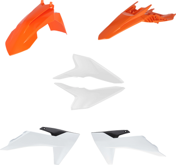 ACERBIS Standard Body Kit - '25 OEM Orange/White/Black - SX50/SX-E5 '24-'25 2986868211