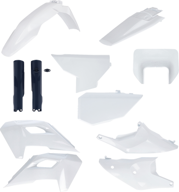 ACERBIS Full Body Kit - '25 OEM White/Black - Husqvarna - FE/TE '24-'25 2986658211