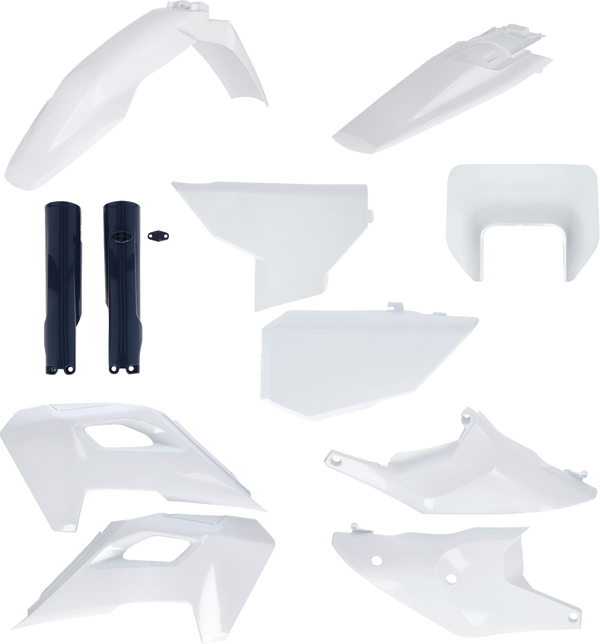 Acerbis Full Body Kit - '25 OEM White/Black - Husqvarna - FE/TE '24-'25 2986658211