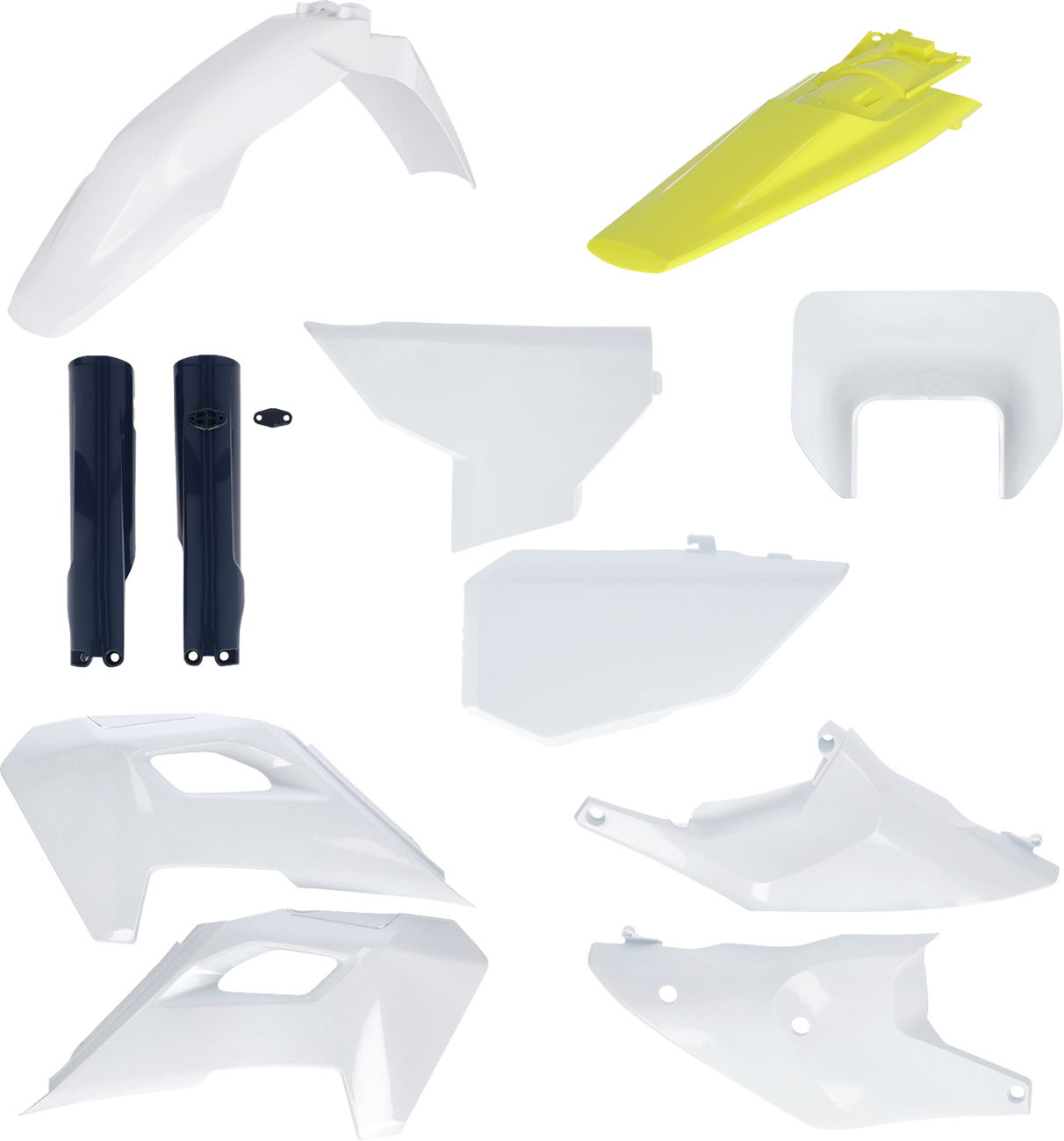 ACERBIS Full Body Kit - '24 OEM White/Black/Yellow - Husqvarna - FE/TE '24/25 2986650275