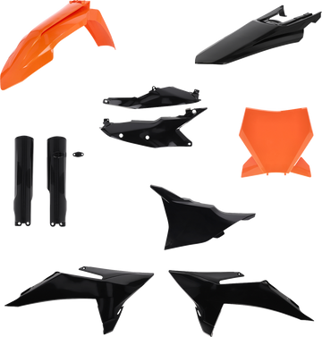 ACERBIS Full Body Kit - Orange/Black - KTM - SX/XC '25 2986815229