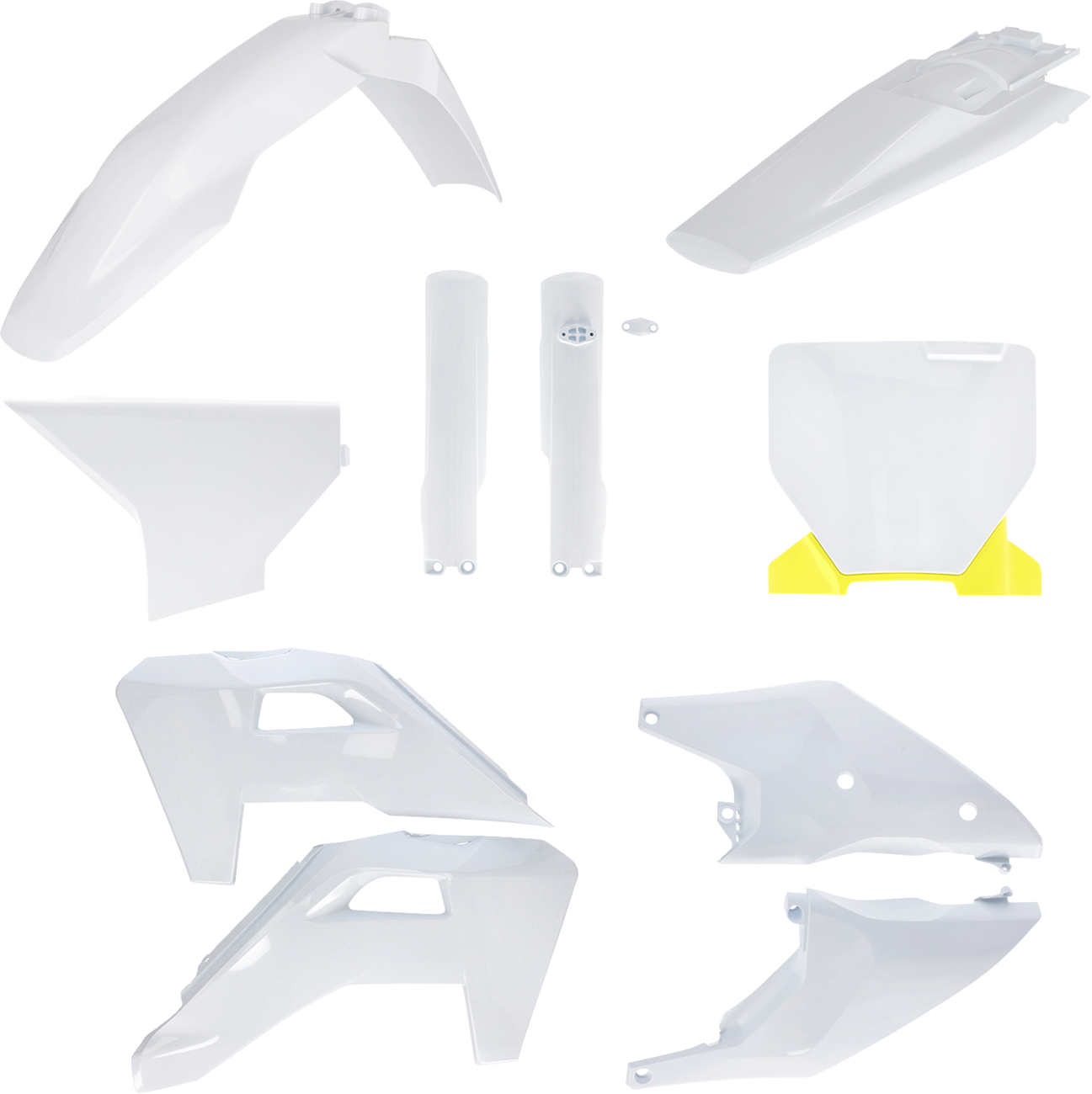 ACERBIS Full Body Kit - '25 OEM White/Yellow - Husqvarna - FC/FX/TC/TX '25 2986848211