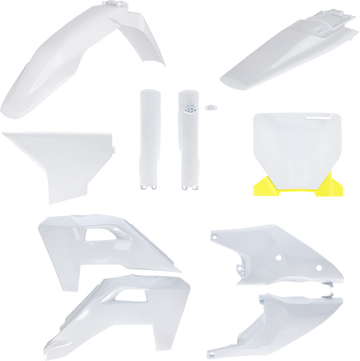 ACERBIS Full Body Kit - '25 OEM White/Yellow - Husqvarna - FC/FX/TC/TX '25 2986848211