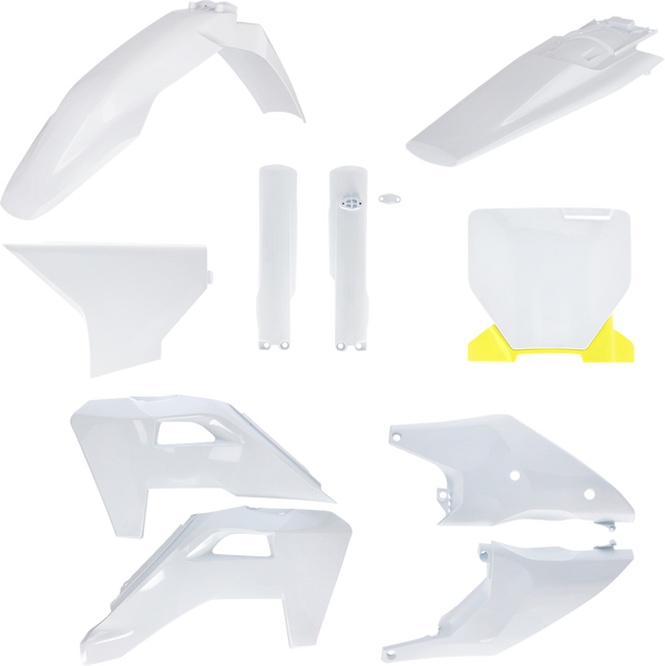 Acerbis Full Body Kit - '25 OEM White/Yellow - Husqvarna - FC/FX/TC/TX '25 2986848211