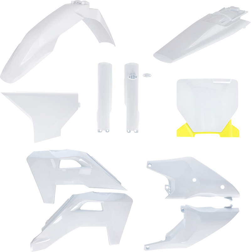 ACERBIS Full Body Kit - '25 OEM White/Yellow - Husqvarna - FC/FX/TC/TX '25 2986848211