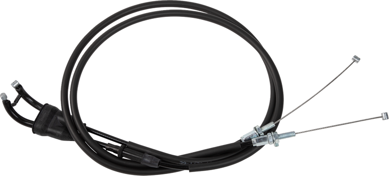 MOOSE OFFROAD Black Vinyl Throttle Cable - Stock Length - Honda CRF 45-1279