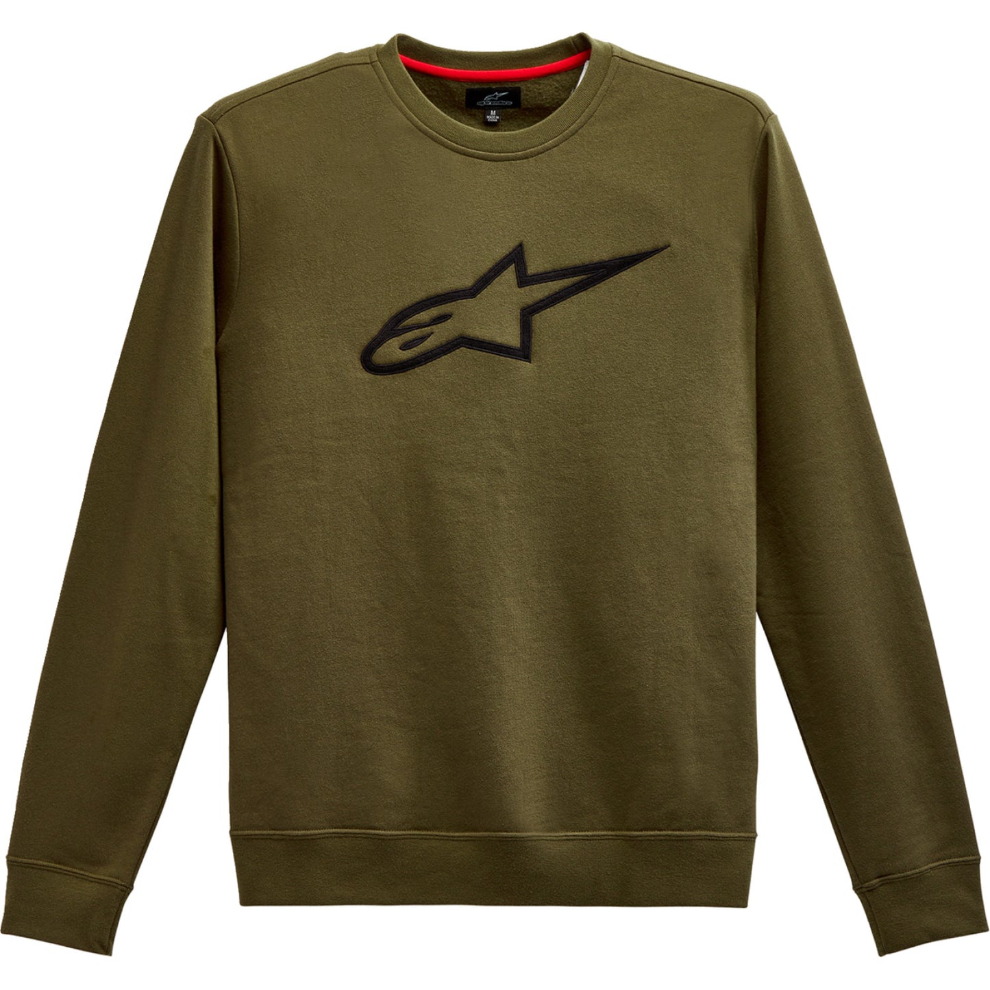 ALPINESTARS Ageless Crew Fleece - Military/Black - Medium 1212513226910M