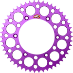RENTHAL Rear Sprocket - Aluminum - 50 Tooth - Purple - Suzuki 123U-520-50GYPE