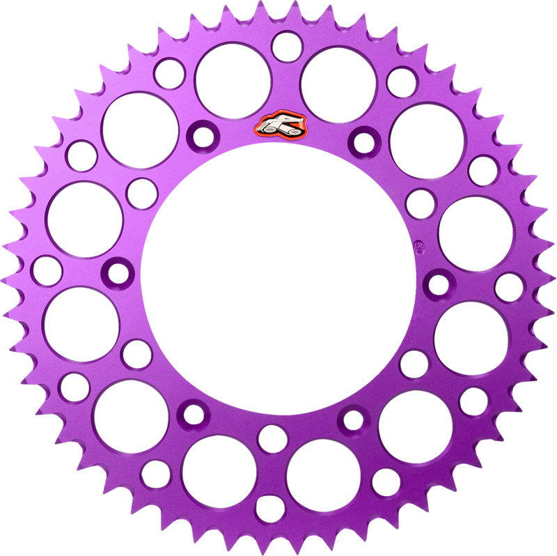RENTHAL Rear Sprocket - Aluminum - 50 Tooth - Purple - Suzuki 123U-520-50GYPE