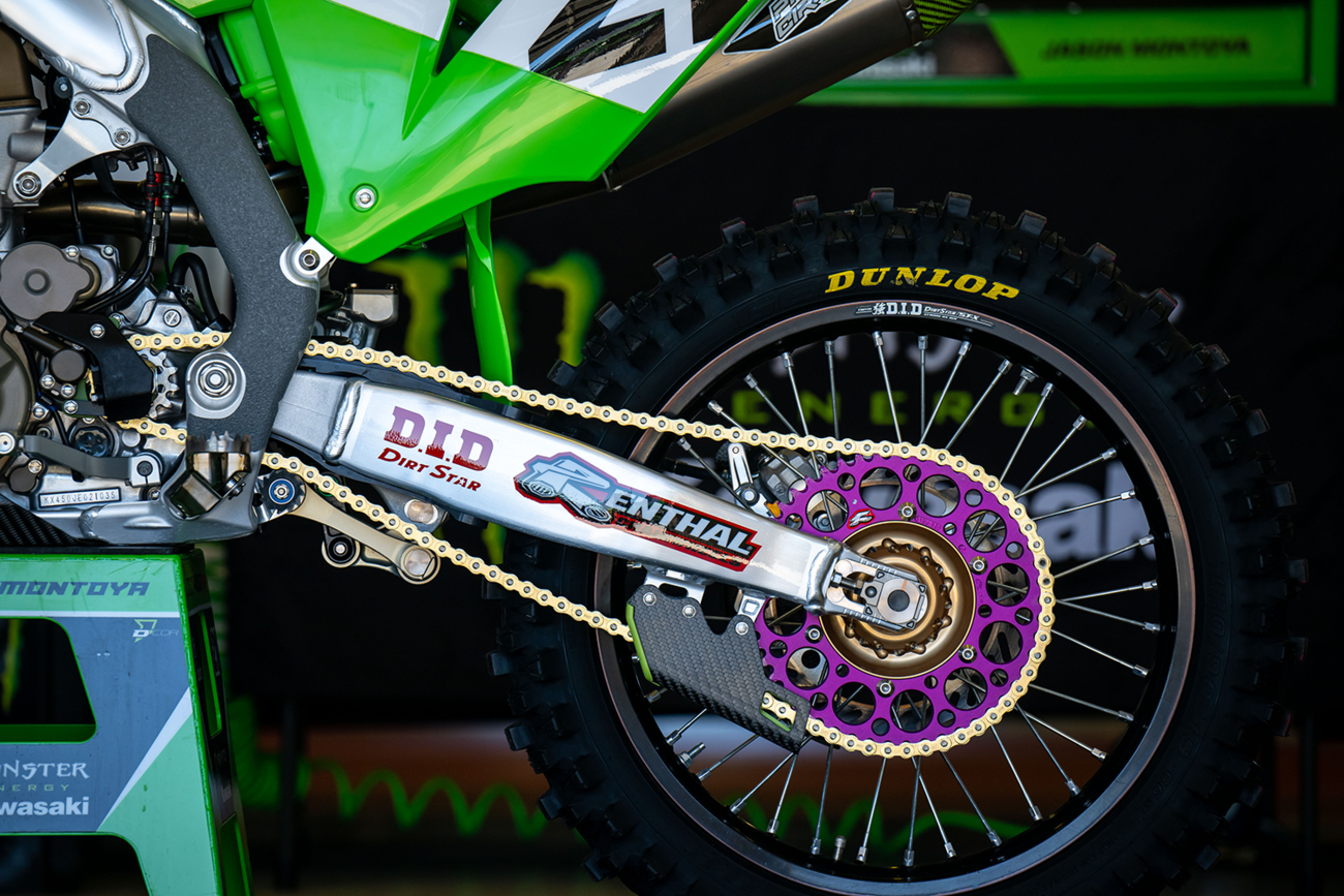 RENTHAL Rear Sprocket - Aluminum - 49 Tooth - Purple - Kawasaki/Suzuki 112U-520-49GEPE