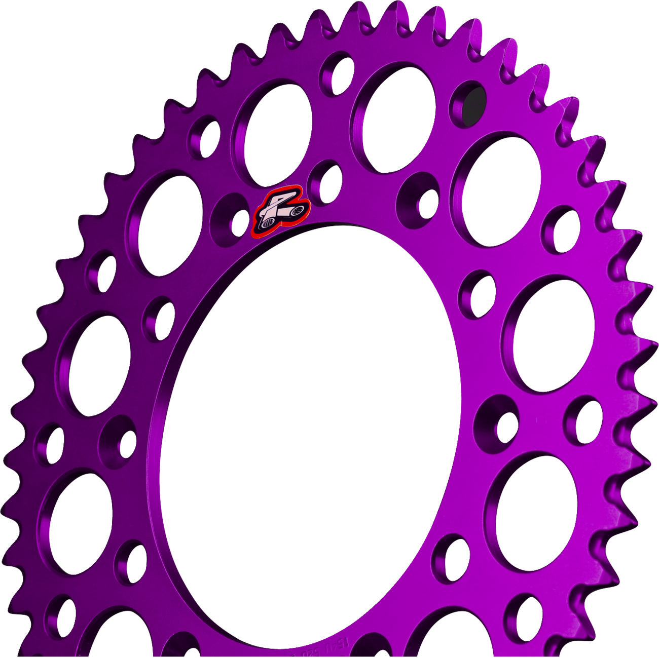 RENTHAL Rear Sprocket - Aluminum - 48 Tooth - Purple - Honda 154U-520-48GRPE