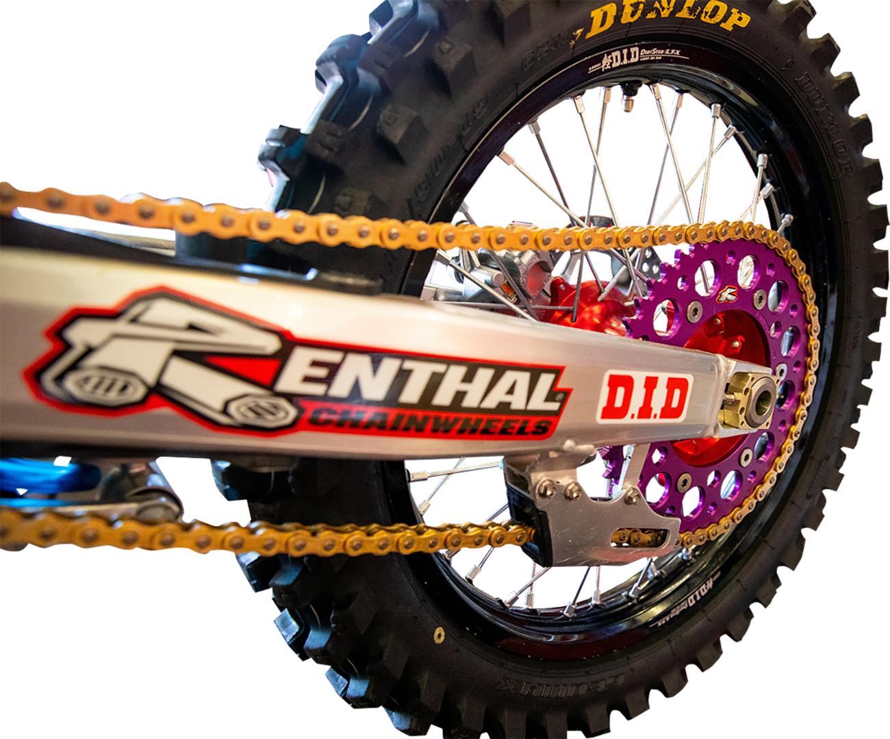 RENTHAL Rear Sprocket - Aluminum - 50 Tooth - Purple - Suzuki 123U-520-50GYPE