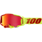 100% Armega HIPER Goggle Solaris w/ Mirror Red Lens