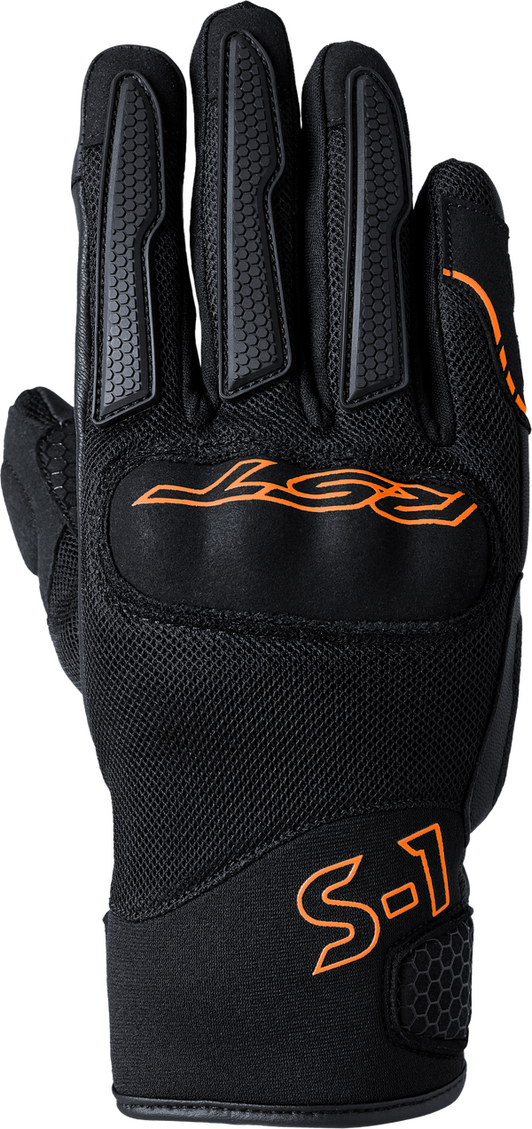 RST S1 Mesh CE Glove - Black/Neon Orange - S