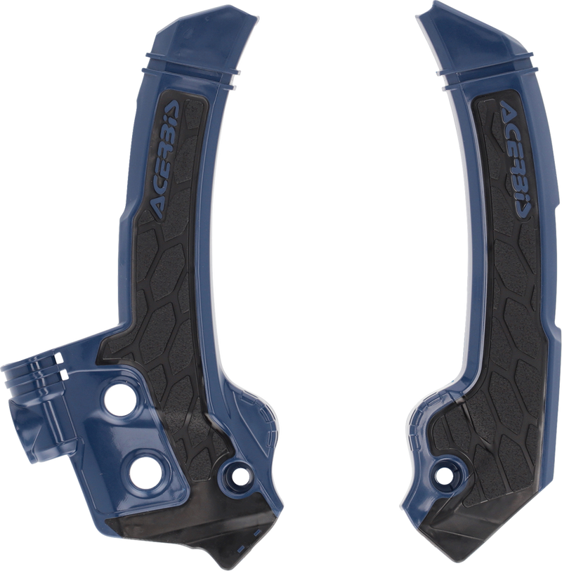 ACERBIS X-Grip Frame Guards - Blue/Black - Husqvarna - FC/FX/TC/TX 2987271034