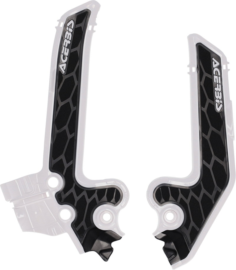 ACERBIS X-Grip Frame Guards - White/Black- Husqvarna - TC 2986931035