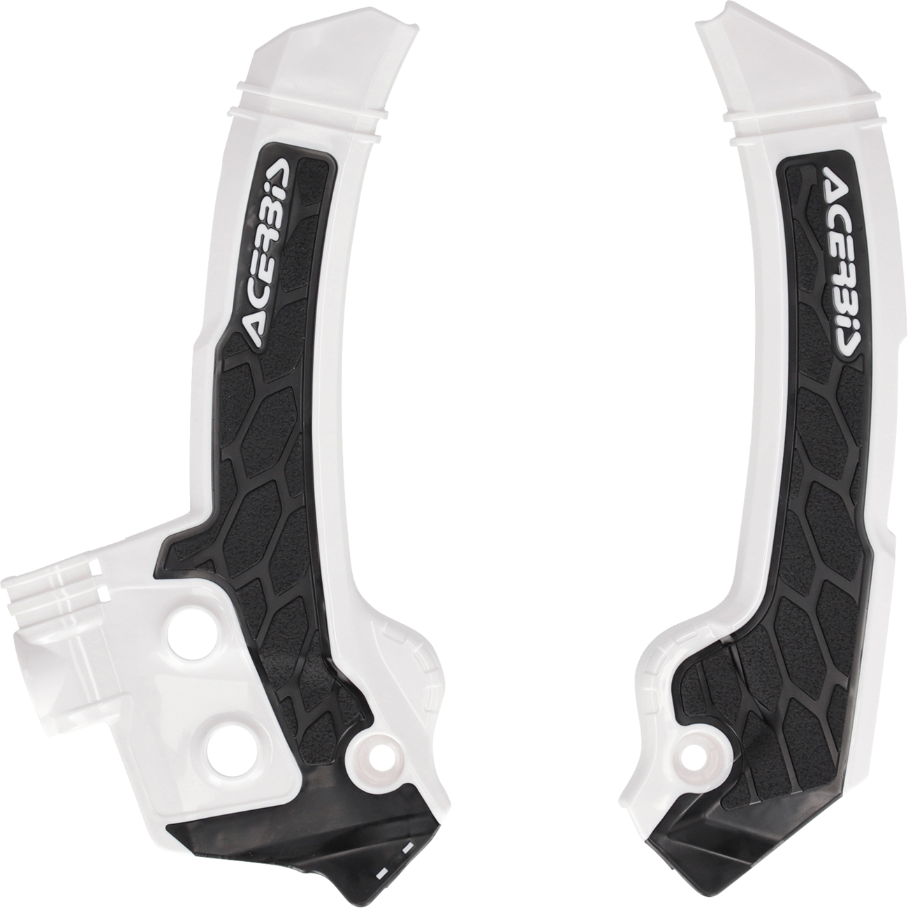 ACERBIS X-Grip Frame Guards - White/Black- Husqvarna - FC/FX/TC/TX 2987271035