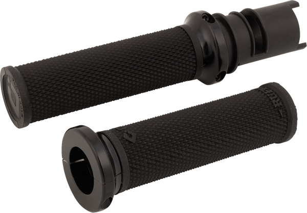 Odi Ruffian Lock-On Street Grips - CVO - Black/Black V30HTCB-B