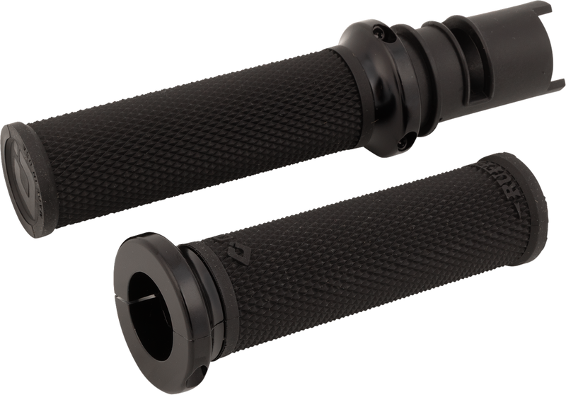 ODI Ruffian Lock-On Street Grips - CVO - Black/Black V30HTCB-B