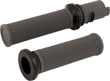 ODI Ruffian Lock-On Street Grips - CVO - Graphite/Black V30HTCH-B