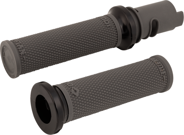 Odi Ruffian Lock-On Street Grips - CVO - Graphite/Black V30HTCH-B