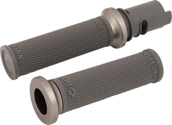Odi Ruffian Lock-On Street Grips - CVO - Graphite/Gunmetal V30HTCH-H
