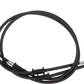 MOOSE OFFROAD Black Vinyl Throttle Cable - Stock Length - Yamaha 250 45-1281