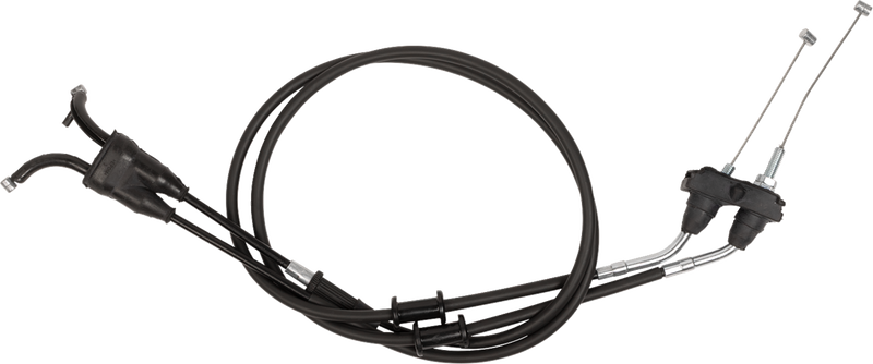 MOOSE OFFROAD Black Vinyl Throttle Cable - Stock Length - Yamaha 250 45-1281