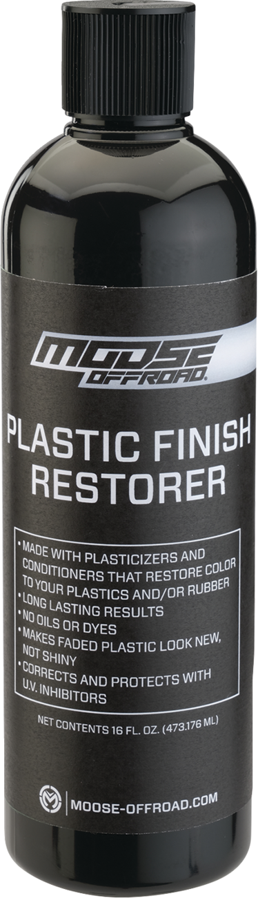 MOOSE OFFROAD Plastic Finish Restorer - 16 US fl oz. - Flip Top Bottle MORBO251216