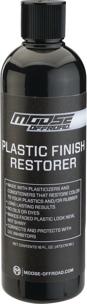 MOOSE OFFROAD Plastic Finish Restorer - 16 US fl oz. - Flip Top Bottle MORBO251216