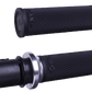 ODI Ruffian Lock-On Street Grips - CVO - Black/Silver V30HTCB-S