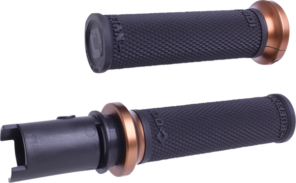 Odi Ruffian Lock-On Street Grips - CVO - Black/Bronze V30HTCB-Z